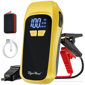 Démarreur de voiture portable intelligent 3 en 1